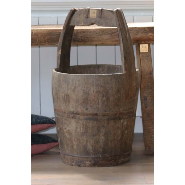 Houten rijstemmer