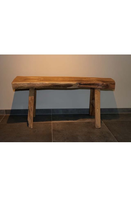 Rustiek houten bankje