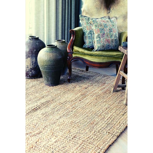 Jute vloerkleed