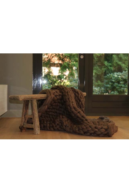 Plaid Merino wol