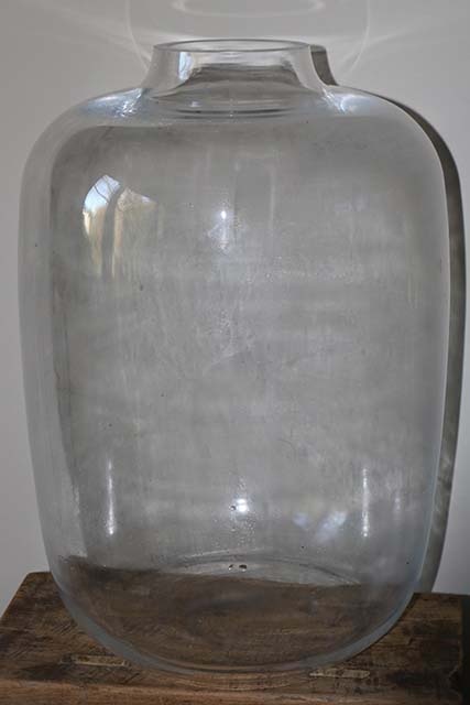 Grote glazen vaas