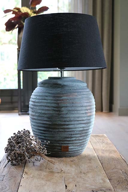 Kruiklamp donker koper roest