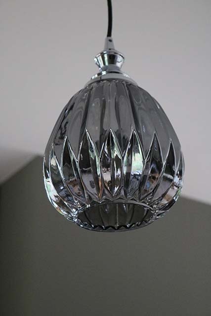Hanglamp met gerookt glas