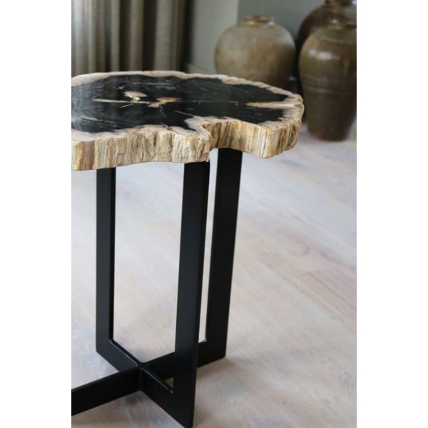 Salontafel versteend hout