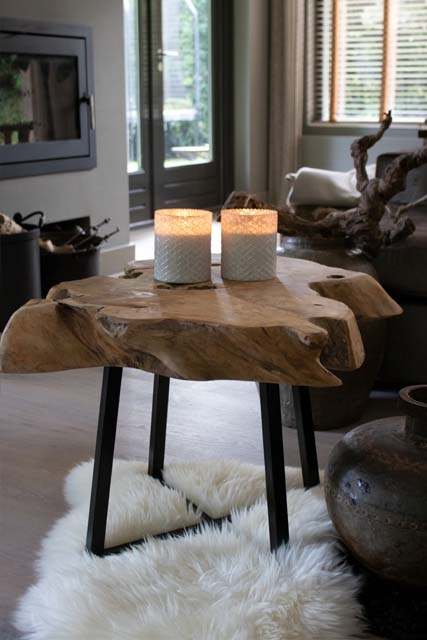 Salontafel natuurlijk sfeervol