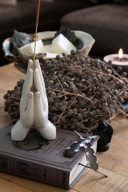 Wierookhouder meditatie