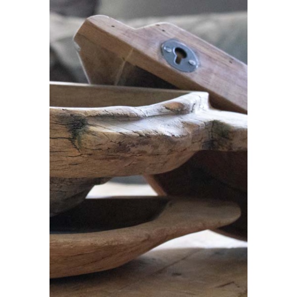 Wandplank teakhout