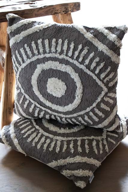 Bohemian kussen oog