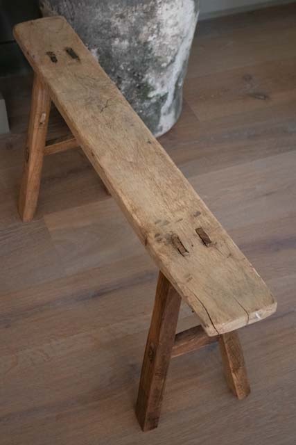 Chinees houten bankje